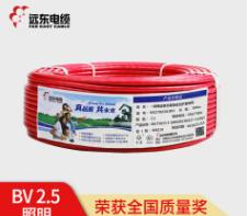 远东电线电缆BV2.5平方国标单芯单股铜芯电线